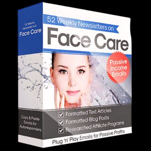 52 Weekly Newsletters On Face Care