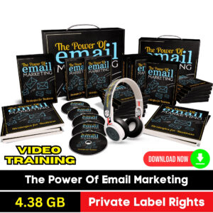 Power Of Email Marketing - PLR (Video Course)