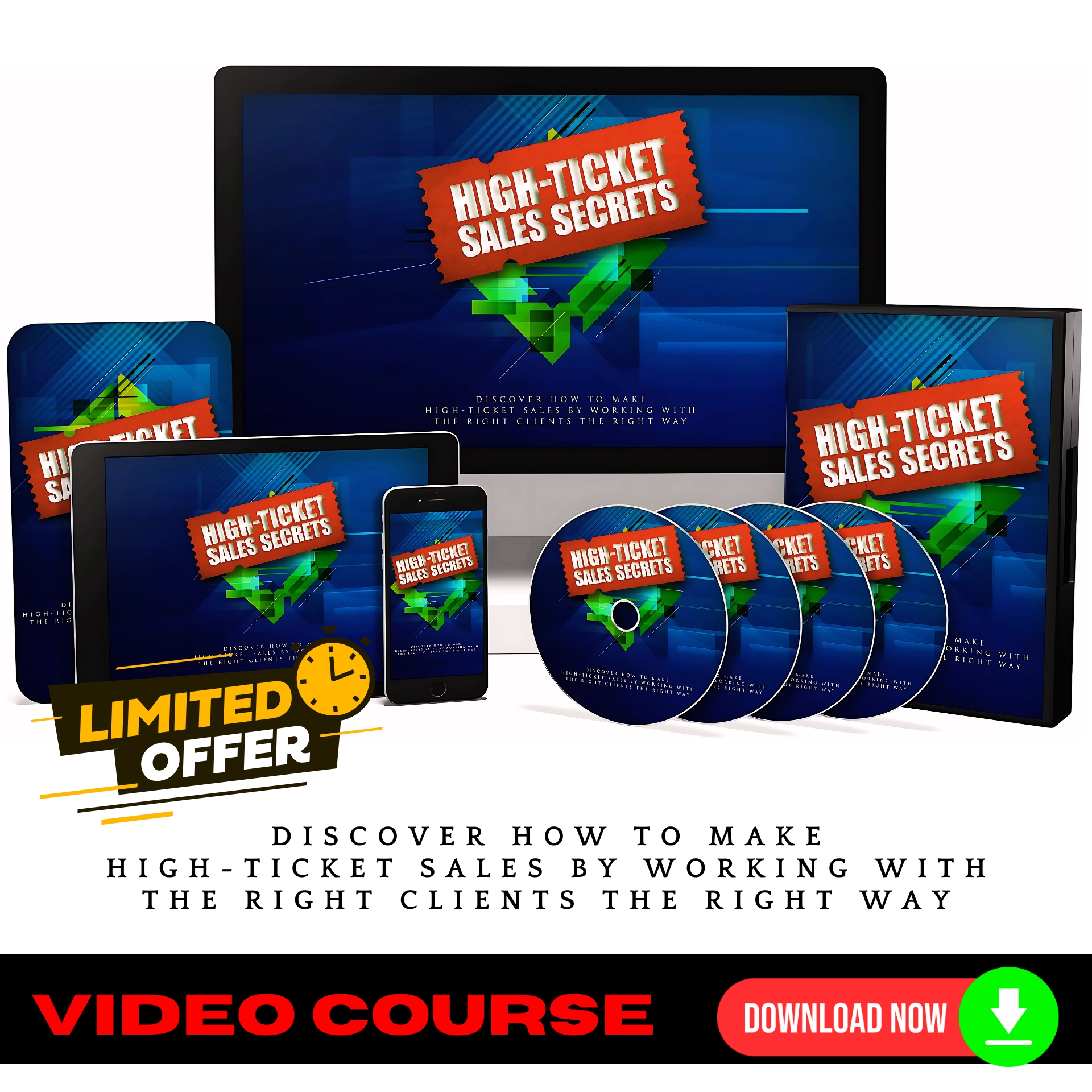High Ticket Sales Secrets Upgrade Package (Video Course)