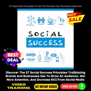 Social Success Upgrade Package - Video Course